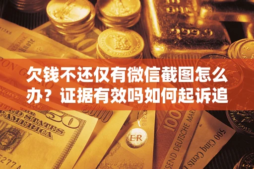 武汉欠钱不还仅有微信截图怎么办？证据有效吗如何起诉追回欠款？