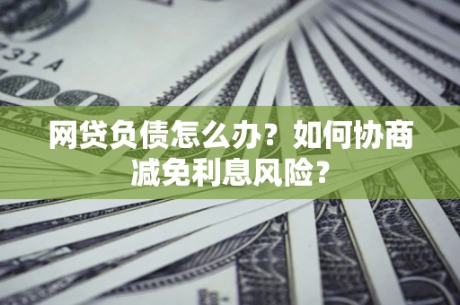 武汉网贷负债怎么办？如何协商减免利息风险？