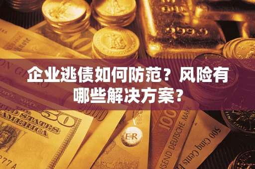 武汉企业逃债如何防范？风险有哪些解决方案？