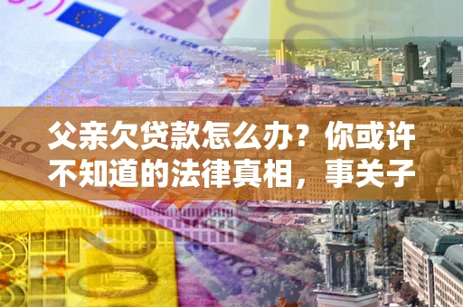 武汉父亲欠贷款怎么办？你或许不知道的法律真相，事关子女未来