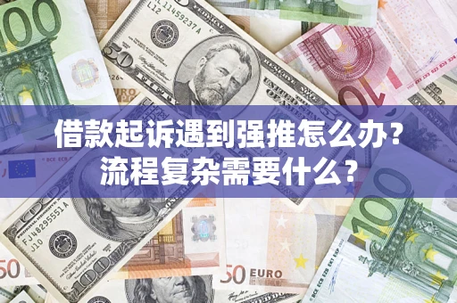 武汉借款起诉遇到强推怎么办？流程复杂需要什么？