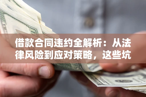 武汉借款合同违约全解析：从法律风险到应对策略，这些坑别再踩！