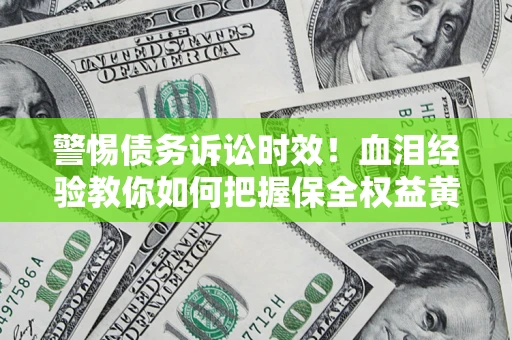 武汉警惕债务诉讼时效！血泪经验教你如何把握保全权益黄金期